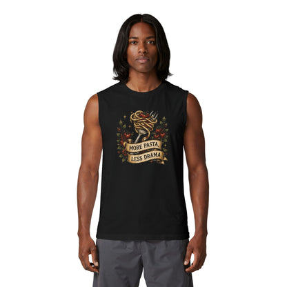 More Pasta, Less Drama Muscle Tank