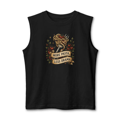 More Pasta, Less Drama Muscle Tank